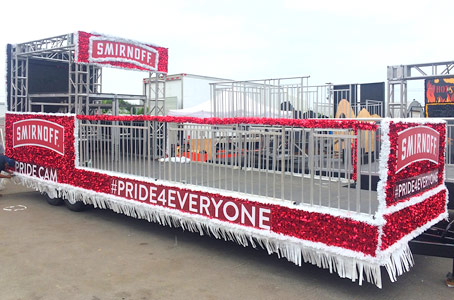 Parade Float Rentals - Smirnoff Float