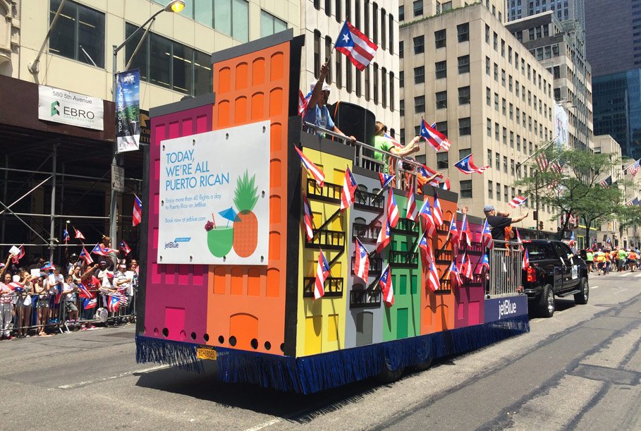 Parade Float Rentals - JetBlue Puerto Rican Day Parade